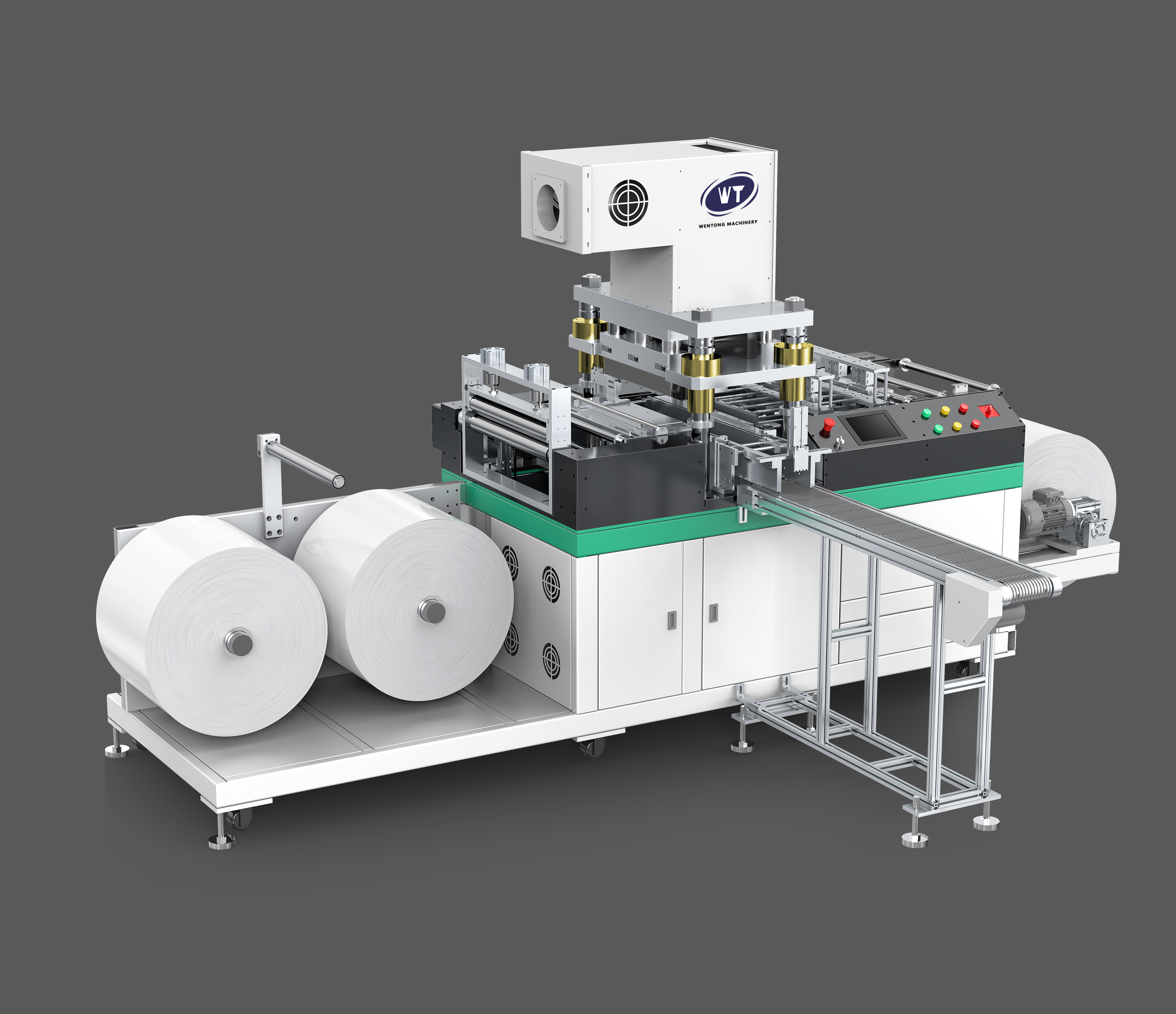 Roll to sheet die cutting machine
