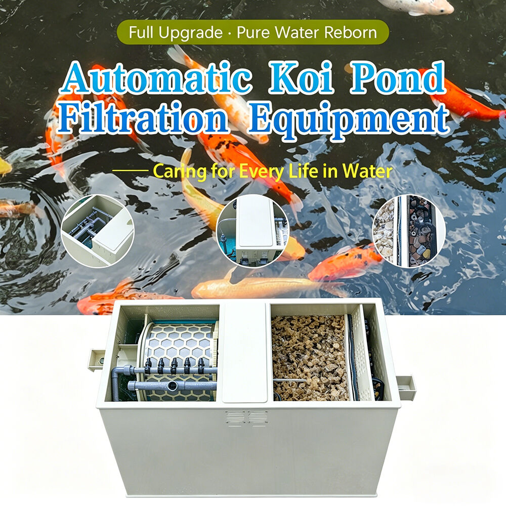 QLOZONE YCM Series Combi Drum Filter: The Ultimate Solution for Crystal-Clear Koi Pond Water