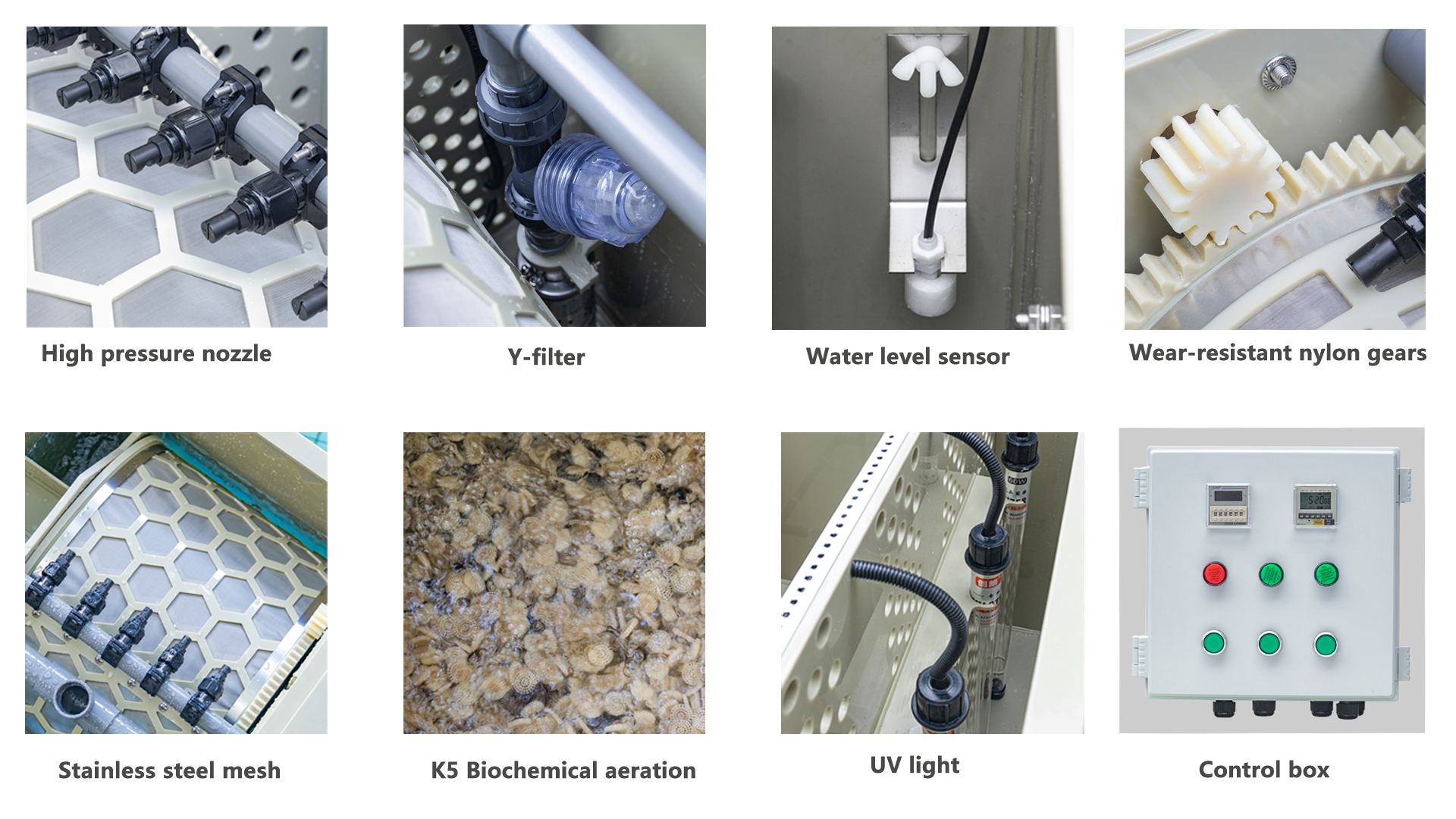 QLOZONEコンビドラムフィルター完全自動コイ池ろ過装置 | コンビドラム