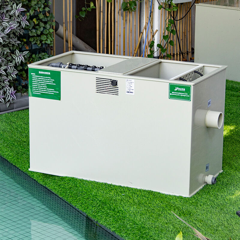 QLOZONEコンビドラムフィルター完全自動コイ池ろ過装置 | コンビドラム