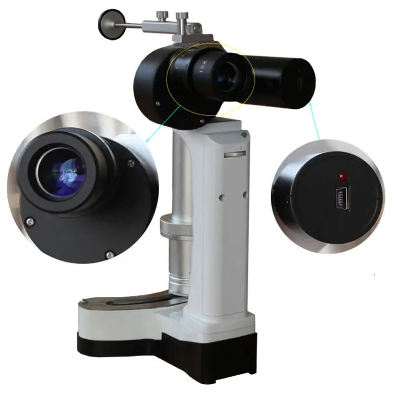 Handheld slit lamp