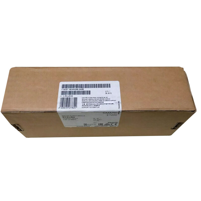 New Original 6ES7145-6HD00-0AB0 6ES7145-6HD00-0AB0 electronic module for Siemens SIMATIC ET200SP series. Features analog output, high signal accuracy, electrical isolation, compact design and strong anti-interference. 