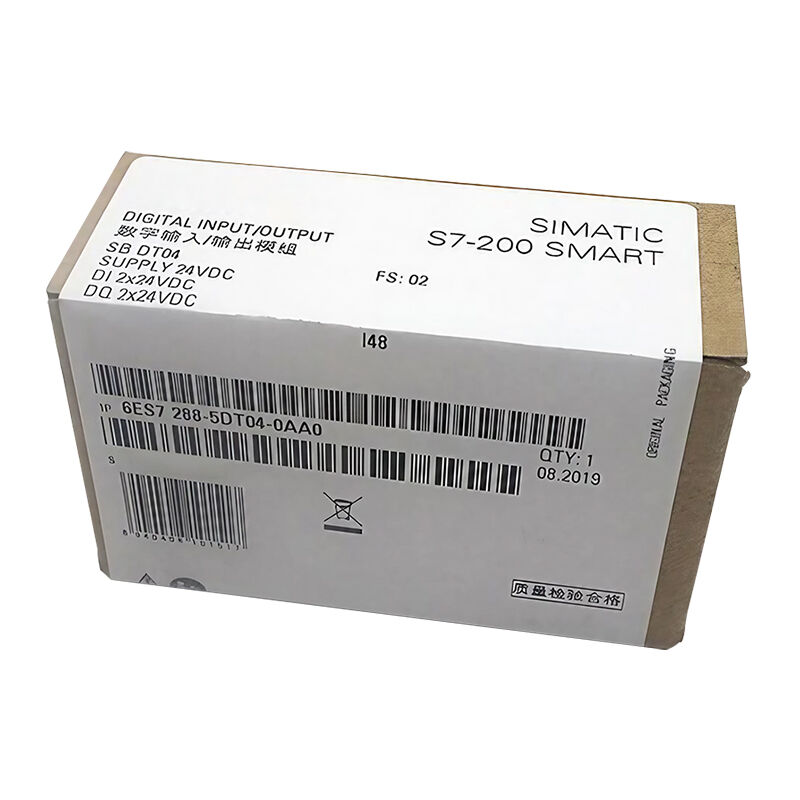 New Original 6ES7 288-5DT04-0AA0 6ES7288-5DT04-0AA0 digital I/O signal board for Siemens SIMATIC S7-200 SMART series, equipped with 4 digital inputs and 4 digital outputs. Features fast response, stable signal transmission and compact structure. 