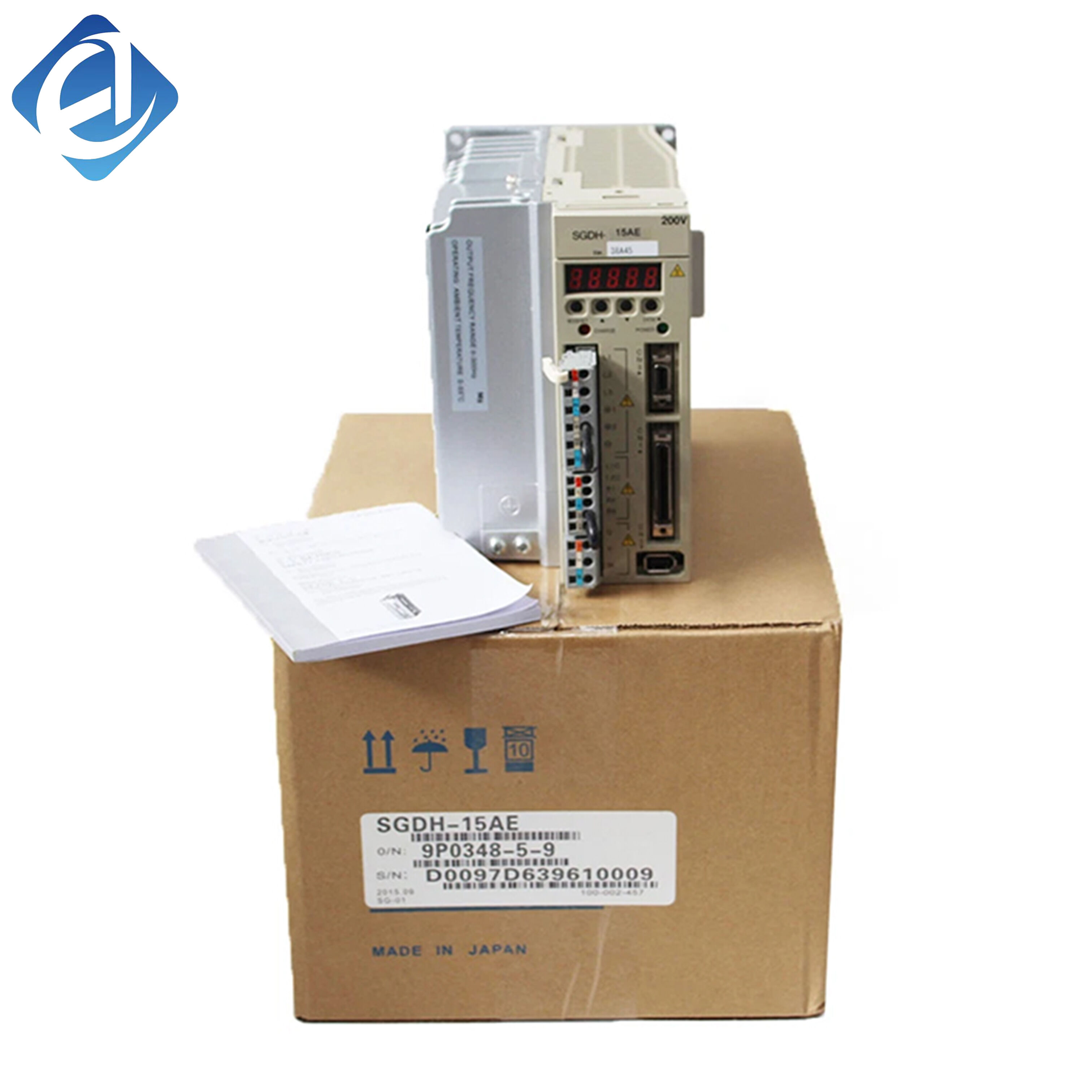 New Original SGDH-15AE Yaskawa SGDH series servo drive, paired with servo motors for precise position, speed and torque control in industrial automation motion control systems.