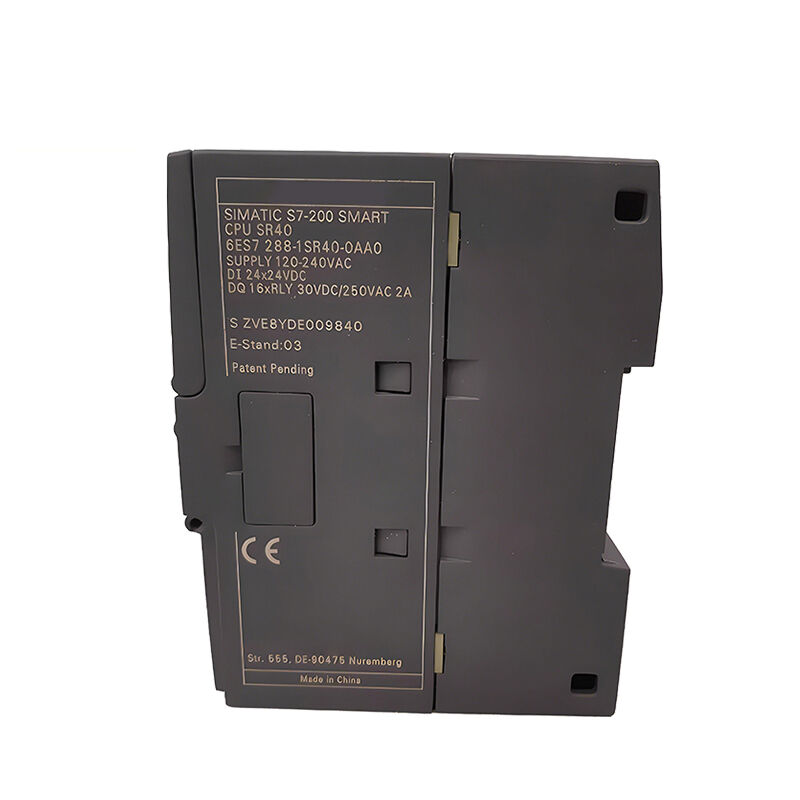 New Original 6ES7 288-1SR40-0AA0 6ES7288-1SR40-0AA0 CPU module for Siemens SIMATIC S7-200 SMART PLC. Built-in relay I/O, high processing speed, stable communication and strong anti-interference. Suitable for small automation equipment, assembly lines
