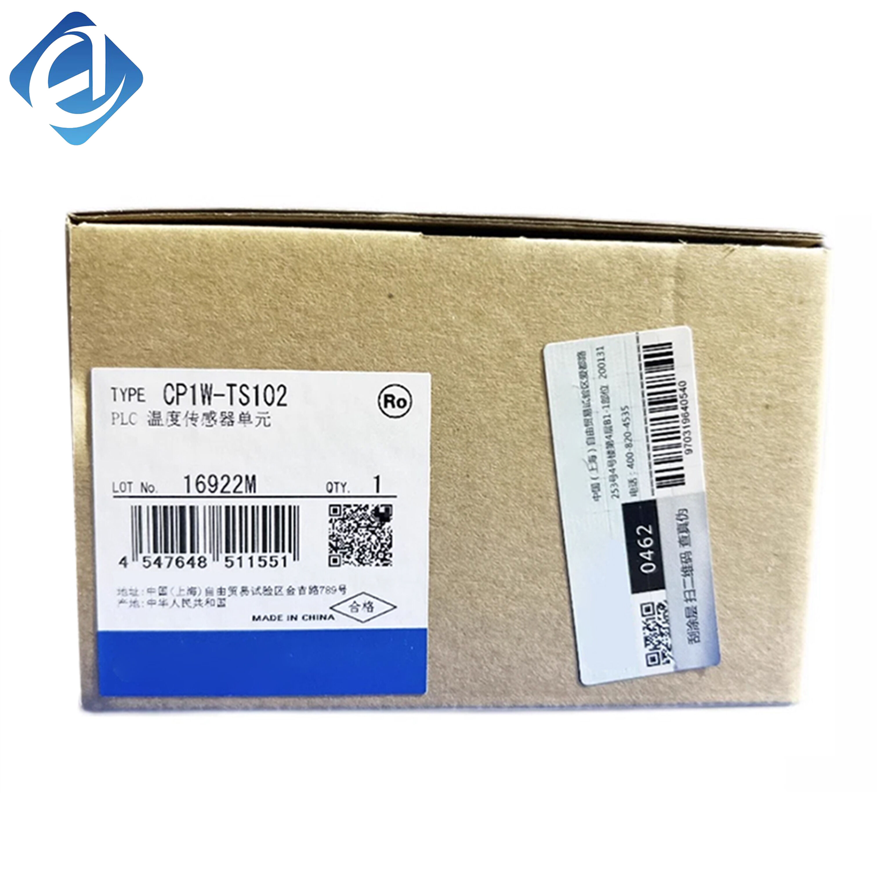 New Original Omron CP1W series temperature sensor unit. Supports thermocouple input, high-precision temperature measurement, stable signal conversion, easy expansion. Compatible with CP1E/CP1L/CP1H PLCs, widely used for temperature monitoring and control 