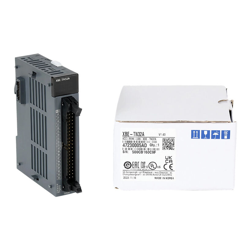 New Original XBE-TN32A XGB series 32-point transistor output expansion module. It extends PLC output points to drive solenoid valves, relays and other actuators with fast response and stable performance. 