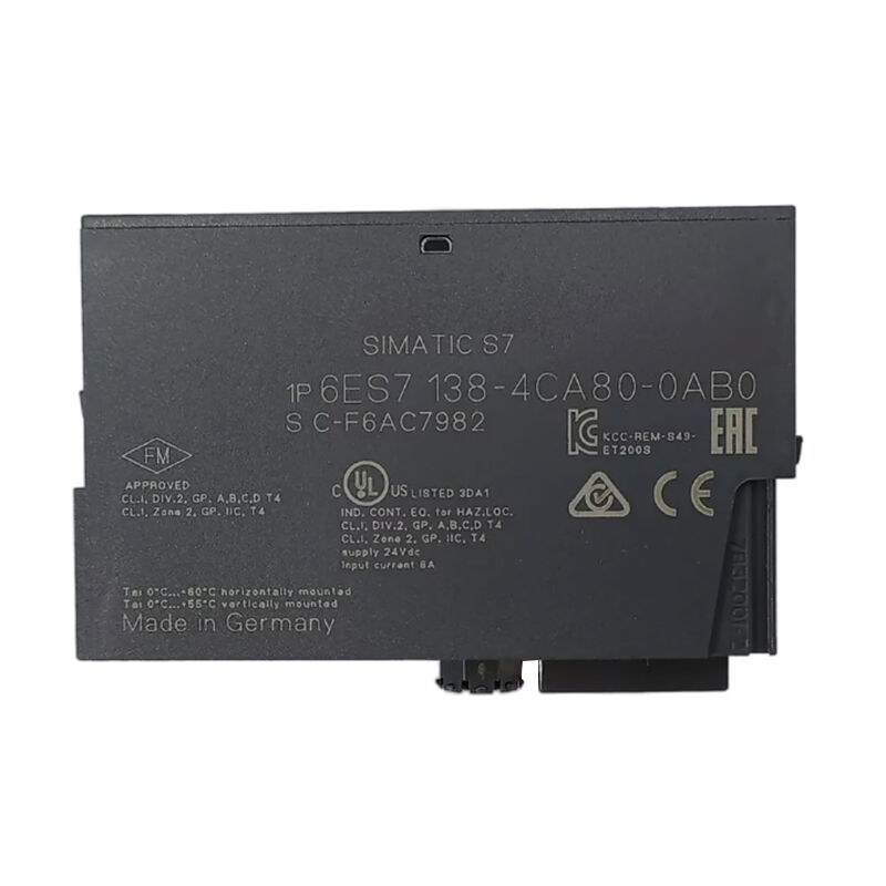 New Original 6ES7 138-4CA80-0AB0 6ES7138-4CA80-0AB0  ET200S power supply module. Stable voltage output supply, strong anti-interference, convenient plug-in installation,