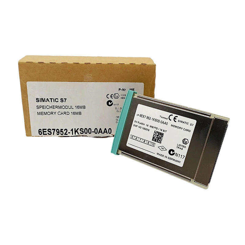 New Original 6ES7 952-1KS00-0AA0 6ES7952-1KS00-0AA0 Flash memory card. Used for S7-400 PLC program storage, data backup and system parameter download, high stability and long service life, convenient program maintenance