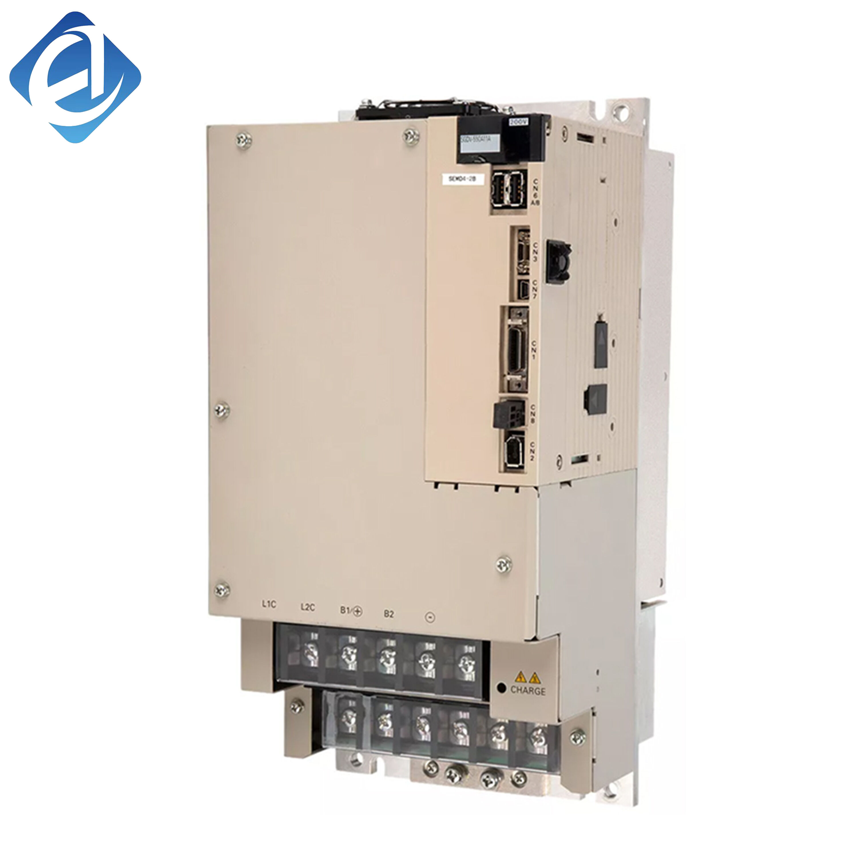 New Original SGDV-550A11A Yaskawa Sigma V SGDV series servo drive, cooperating with servo motors for high-power precise position, speed and torque control in heavy-duty industrial automation systems.