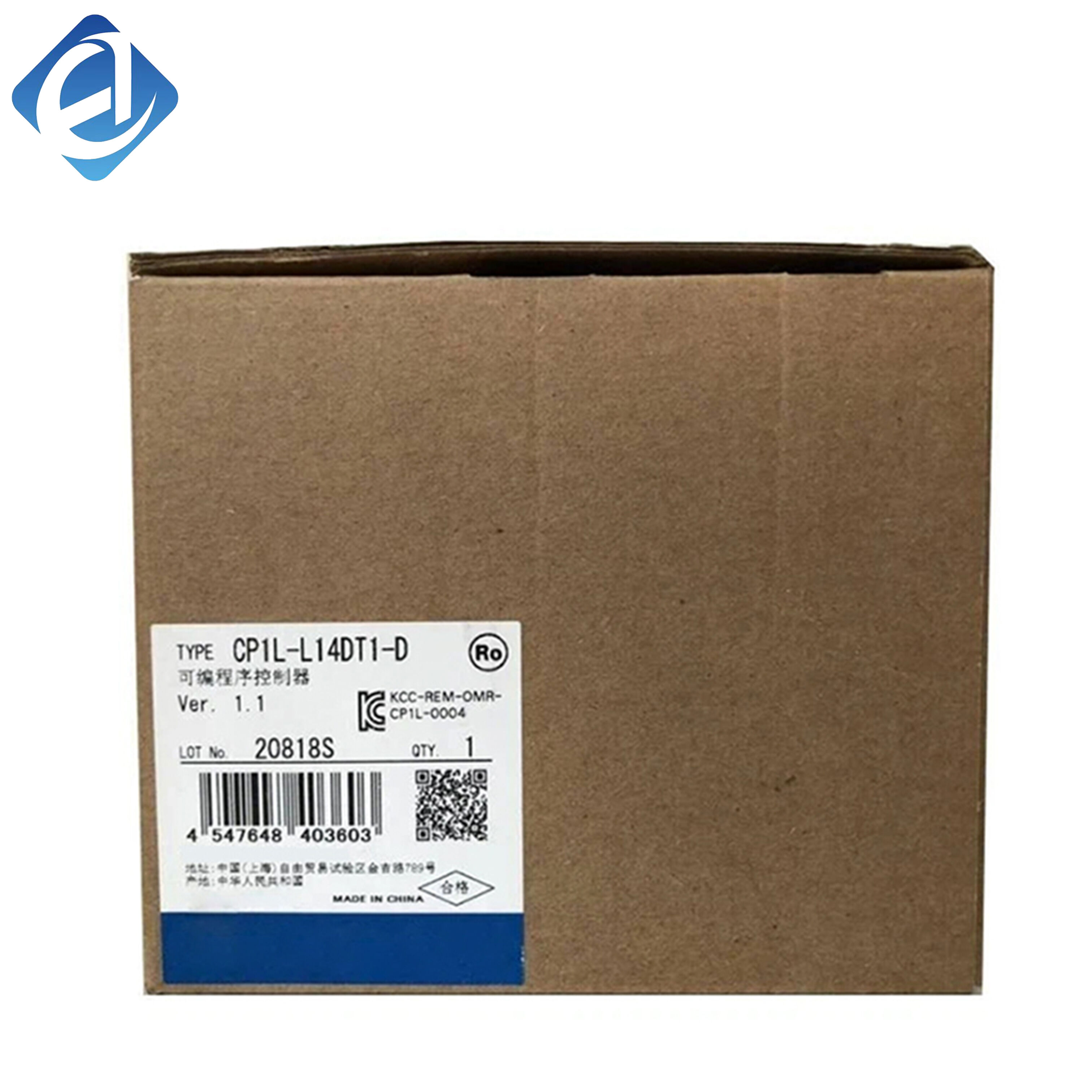 Bộ điều khiển lập trình khả trình (PLC) nhỏ gọn loạt CP1L, model CP1L-L14DT1-D của Omron, mới và chính hãng. Thiết bị đóng vai trò bộ điều khiển trung tâm thực hiện các chức năng xử lý logic, đếm thời gian và điều khiển liên động chuyển động trong các thiết bị tự động hóa công nghiệp cỡ nhỏ.