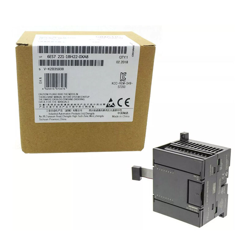 New Original 6ES7 221-1BH22-0XA8 6ES7221-1BH22-0XA8 S7-200 digital input expansion module. Collects field switch signals sensitively, has strong anti-interference ability and easy wiring, applied to small machinery detection