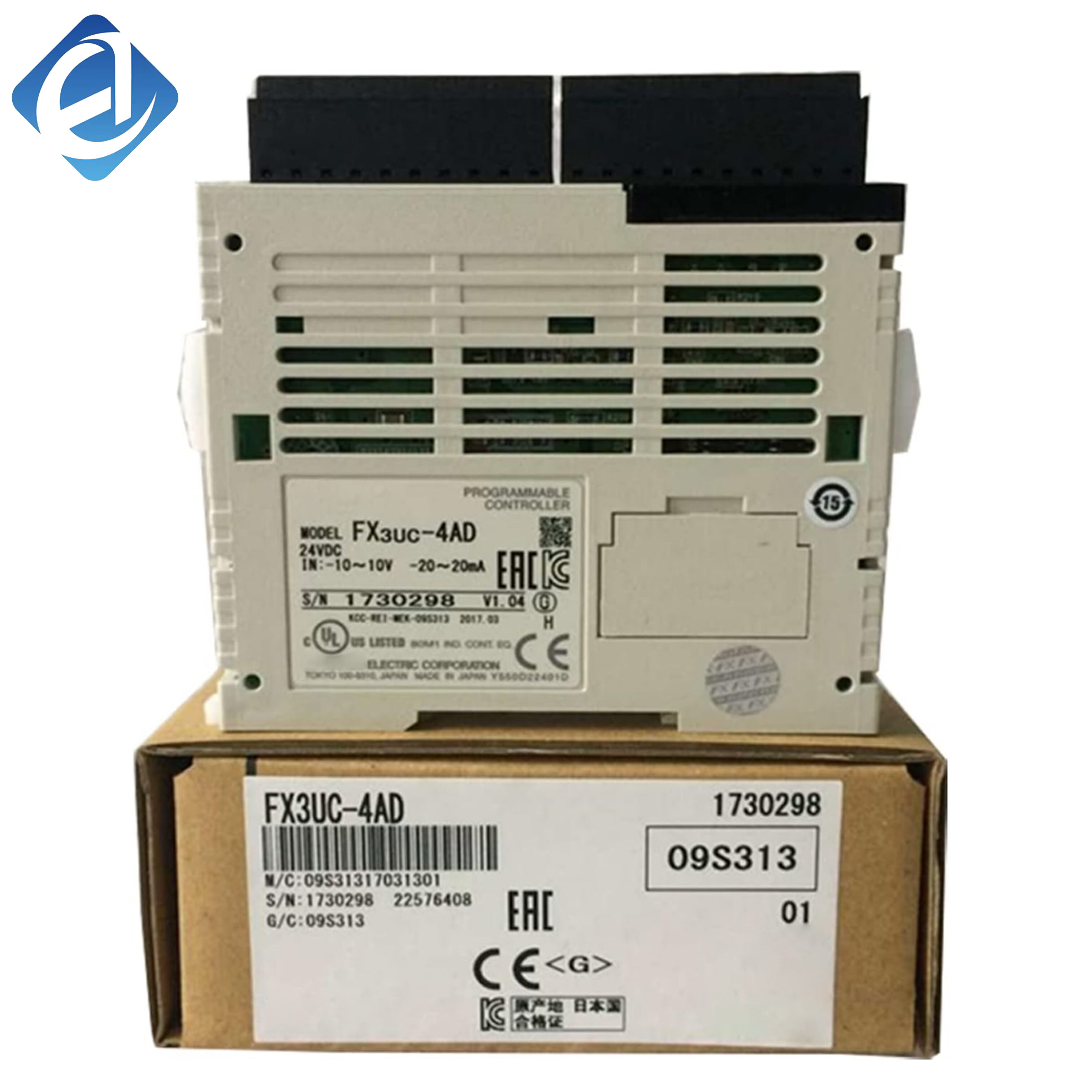 New Original FX3UC-4AD PLC Analog Module, FX3UC SeriesStable signal conversion, reliable operation. High precision data collection. Used for analog signal acquisition and processing in industrial control systems.