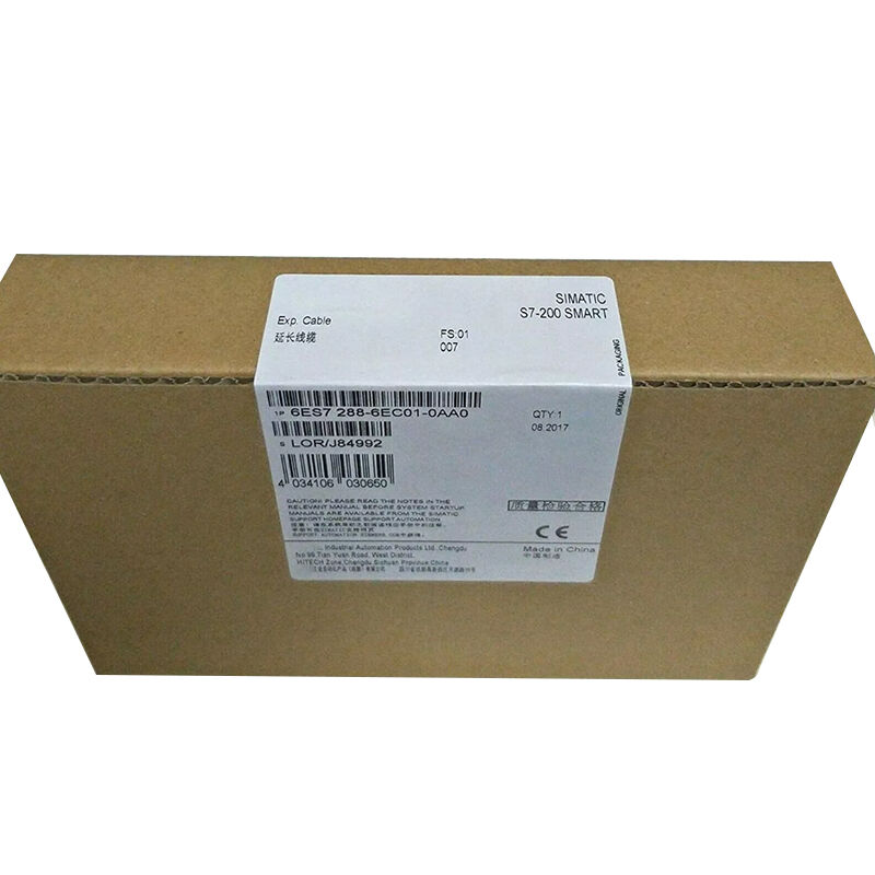 New Original 6ES7 288-6EC01-0AA0 6ES7288-6EC01-0AA0 extension cable for Siemens SIMATIC S7-200 SMART series. Used to connect CPU with signal board, ensuring stable signal transmission and flexible installation layout. 
