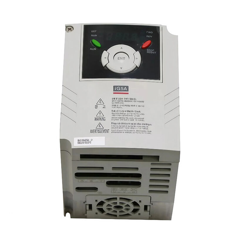 New Original SV015IG5A-2 IG5A series compact inverter, 1.5kW single/three-phase. Built with V/F control and full overcurrent, overvoltage, overload protection. Features small footprint, low running noise and easy parameter setup
