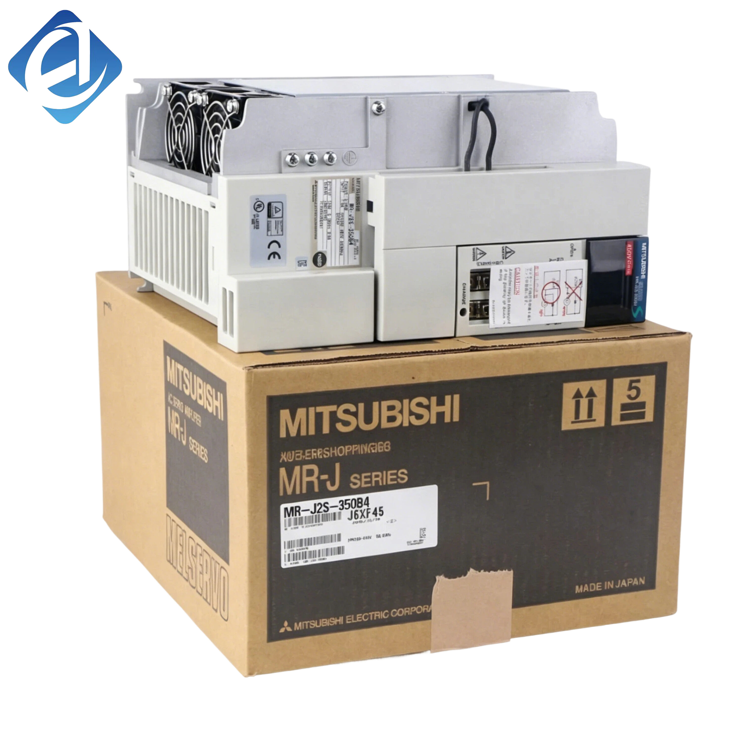 Nuwe Oorspronklike MR-J2S-350B4 MR-J2S-serie servo-aandrywing. Hoë drywinguitset met akkurate beheer, afgestem op servo-motors vir industriële outomatiseringsmasjinerie en vervaardigingslyne.