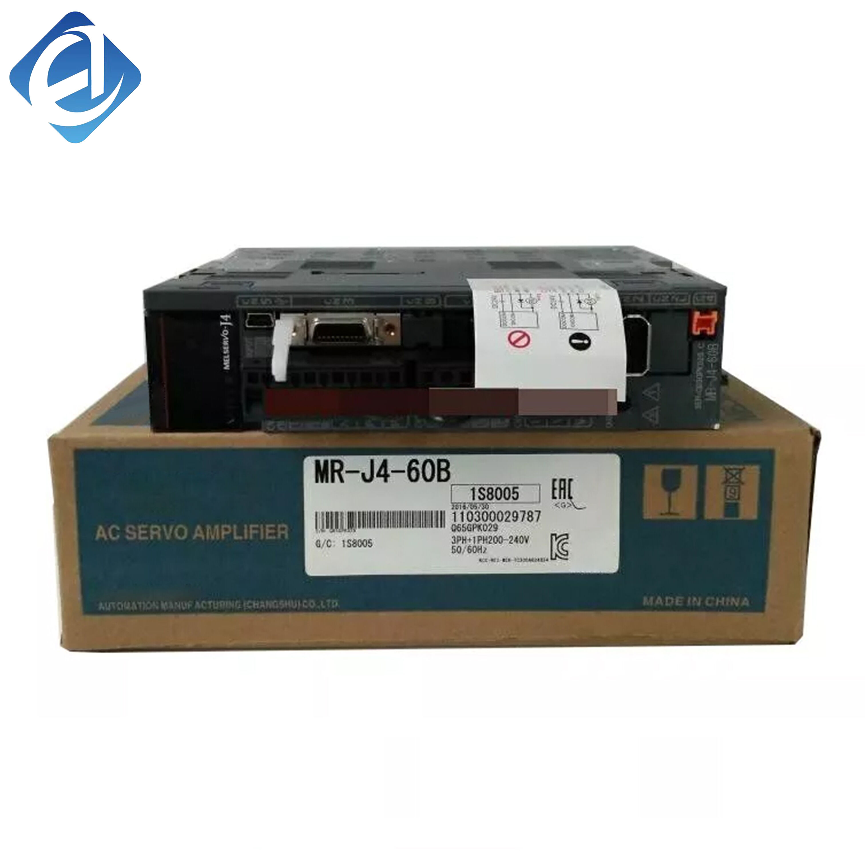 Nový originálny servoregulátor MR-J4-60B zo série J4, výkon 600 W, úroveň 200 V. Využíva technológiu vysokopresnej regulácie, podporuje viaceré režimy prevádzky. Je vybavený tlmičom vibrácií.