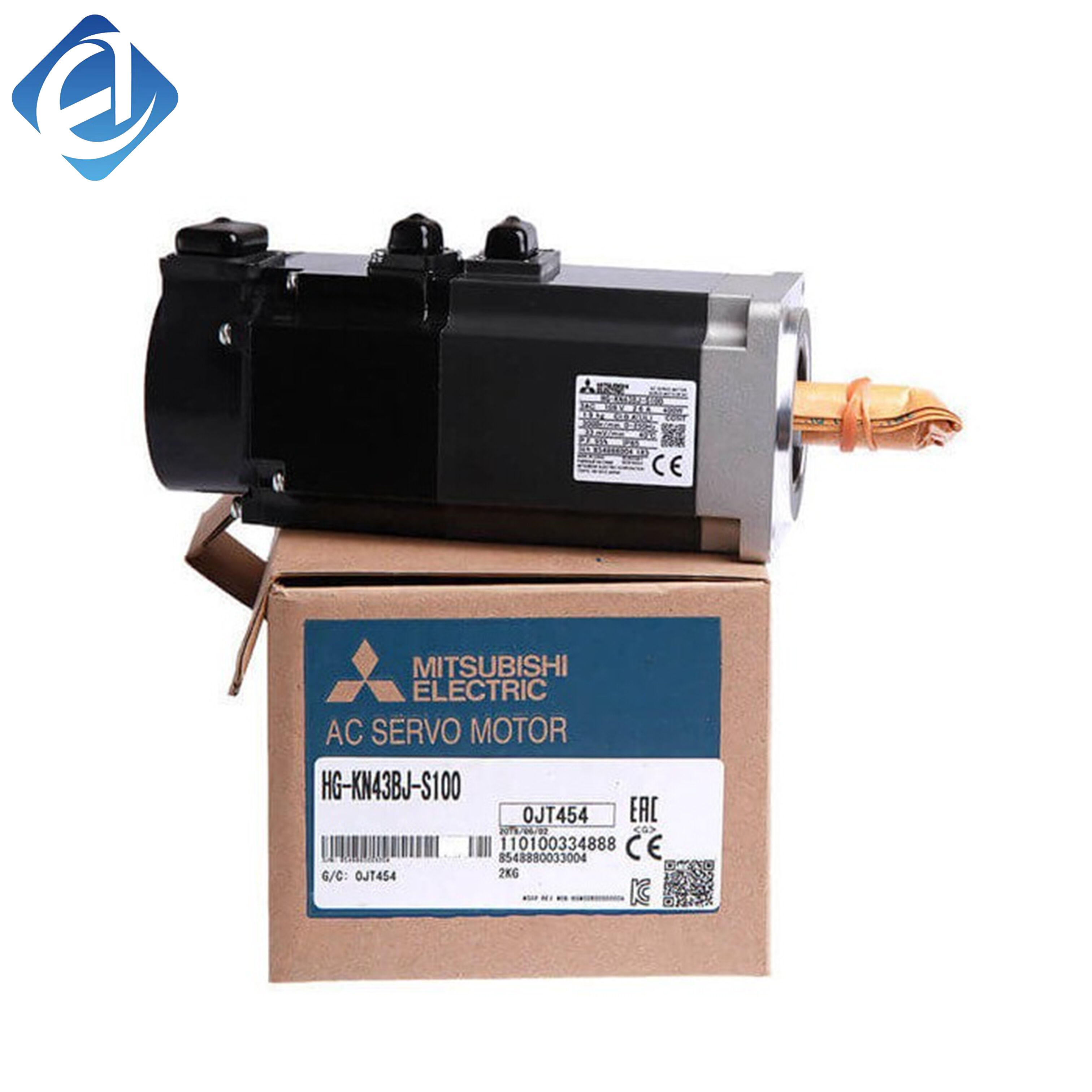 Nový originálny servomotor HG-KN13BJ-S100 zo série HG-KN. Kompaktný a vysokopresný, zabezpečuje hladký chod. Používa sa na presnú reguláciu pohybu v bežných priemyselných zariadeniach automatizácie.