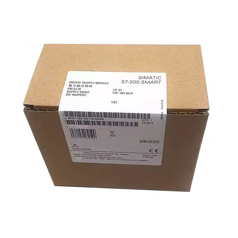 New Original 6ES7 288-2QT16-0AA0  6ES7288-2QT16-0AA0 digital I/O module for Siemens SIMATIC S7-200 SMART series, equipped with 8 digital inputs and 8 transistor outputs, featuring fast response, 