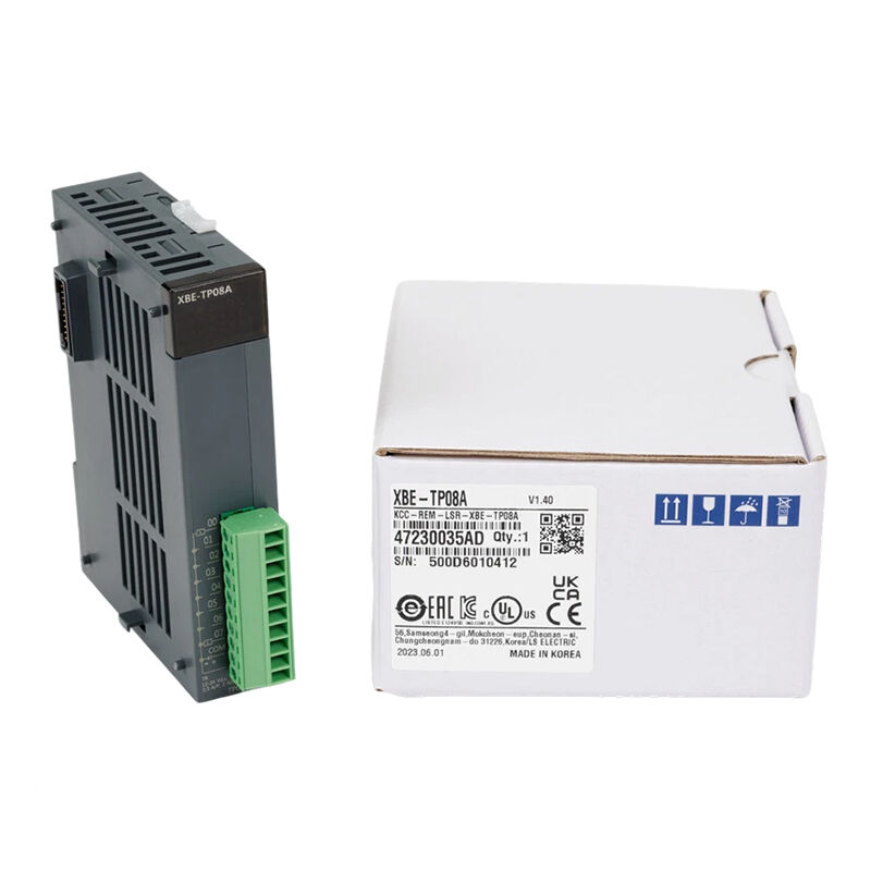 New Original XBE-TP08A XBE series 8-channel thermal resistance input module. It supports high-precision temperature signal collection, boasts strong anti-interference and stable conversion performance. Compatible with LS XGB/XBC PLC
