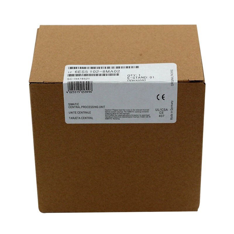 New Original 6ES5 102-8MA02 6ES5102-8MA02 basic controller module for Siemens SIMATIC S5 series. Features stable logic control, reliable signal processing and compact structure. Designed for simple automation tasks, 
