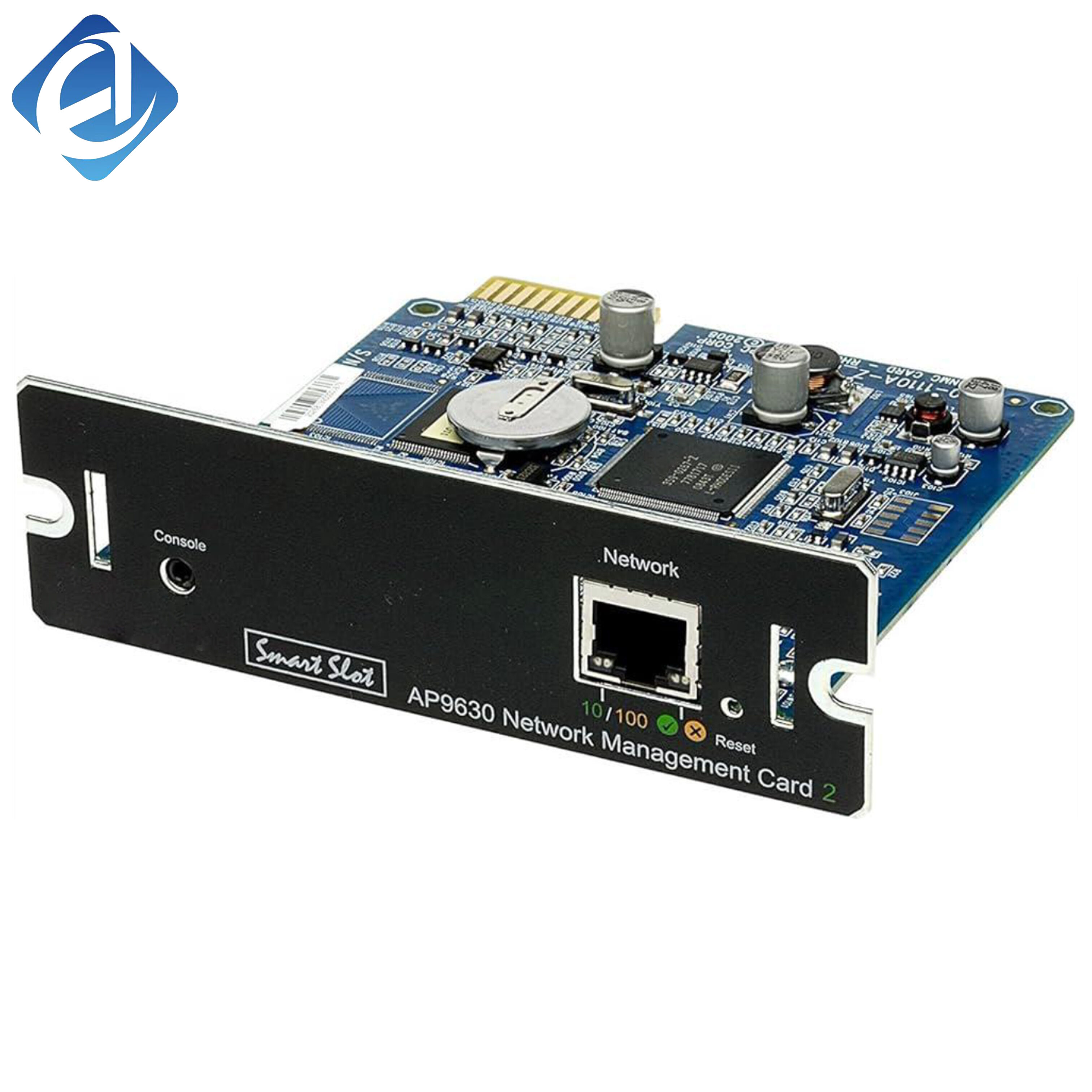 New Original AP9630 Network Management Card 2 series. Enables remote monitoring, management and real-time status monitoring for UPS devices. Supports network communication, alarm notification and data analysis