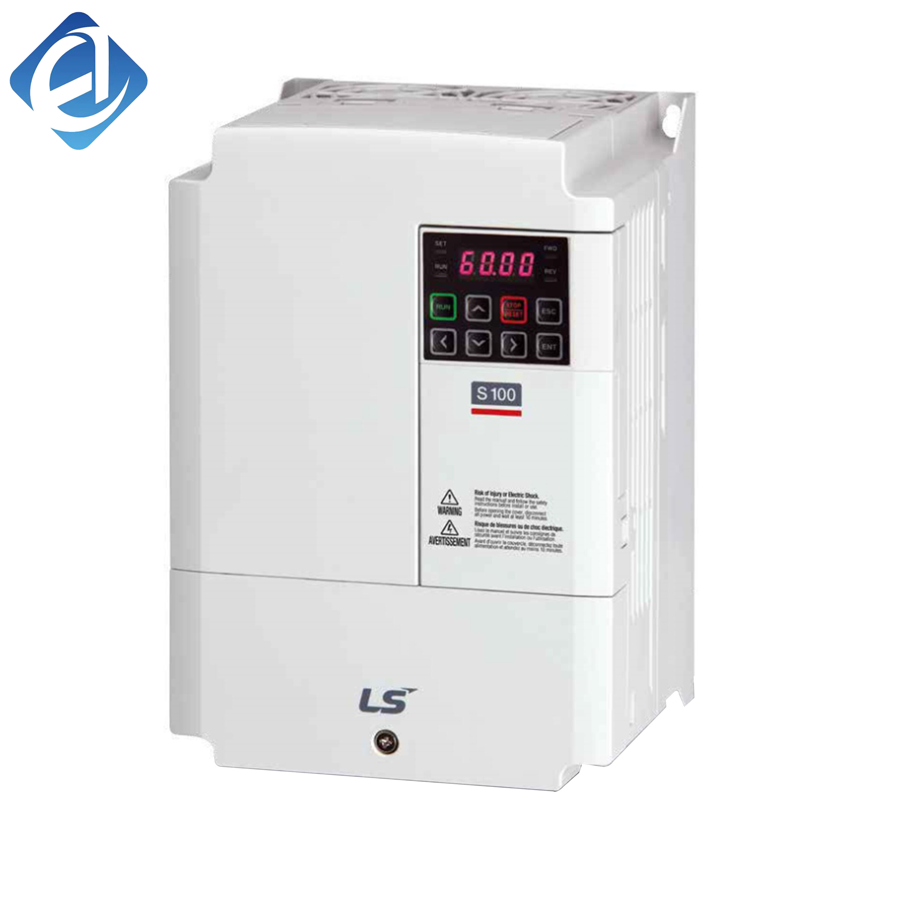 New LSLV0185S100-4EONNM is LS S100 series 18.5kW three-phase frequency inverter. It offers stable speed regulation, low vibration and rich protective functions. With compact structure and easy parameter setup, it is suitable