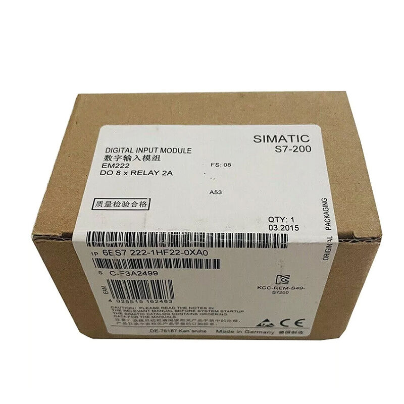 New Original 6ES7222-1HF22-0XA0 6es72221hf220xa0 SIMATIC S7-200 Digital Output Module Stock in Warehouse