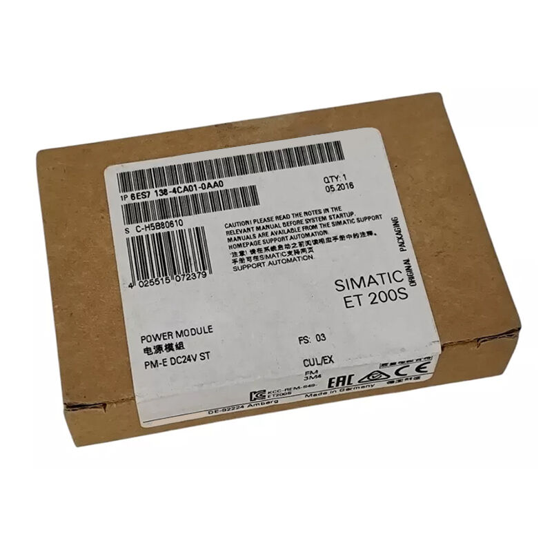 New Original 6ES7138-4CA01-0AA0 6es71384ca010aa0 SIMATIC ET200S Power Module Stock in Warehouse