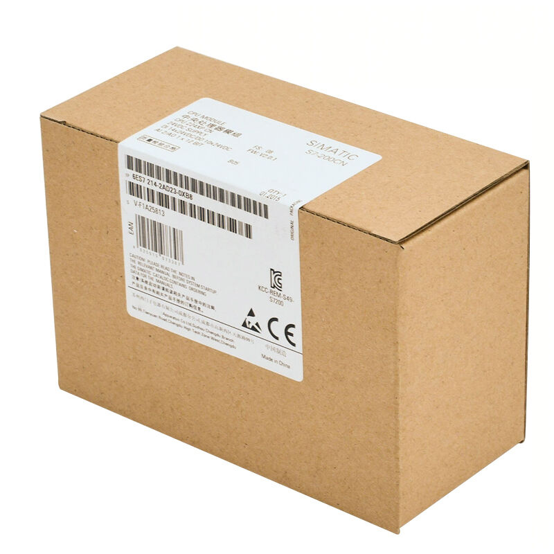 New Original 6ES7 214-2AD23-0XB8 6ES7214-2AD23-0XB8 CPU module for Siemens S7-200 PLC series, built-in digital and analog I/O ports, stable logic control and strong anti-interference performance. Supports multiple communication modes,