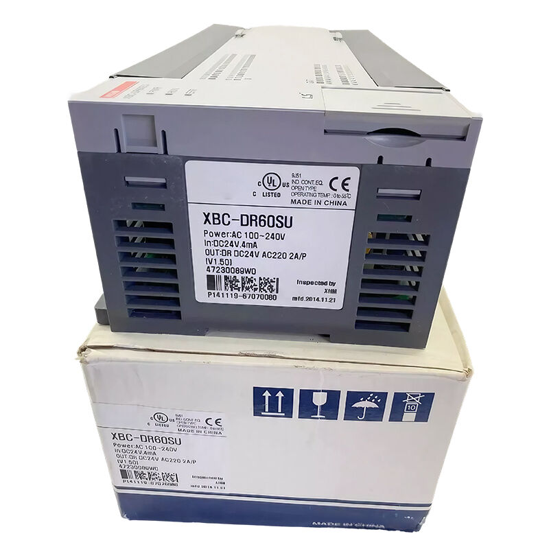 New Original XBC-DR60SU XBC series standard PLC controller with integrated I/O points. It supports high-speed counting and pulse output, features reliable relay output and strong anti-interference ability.