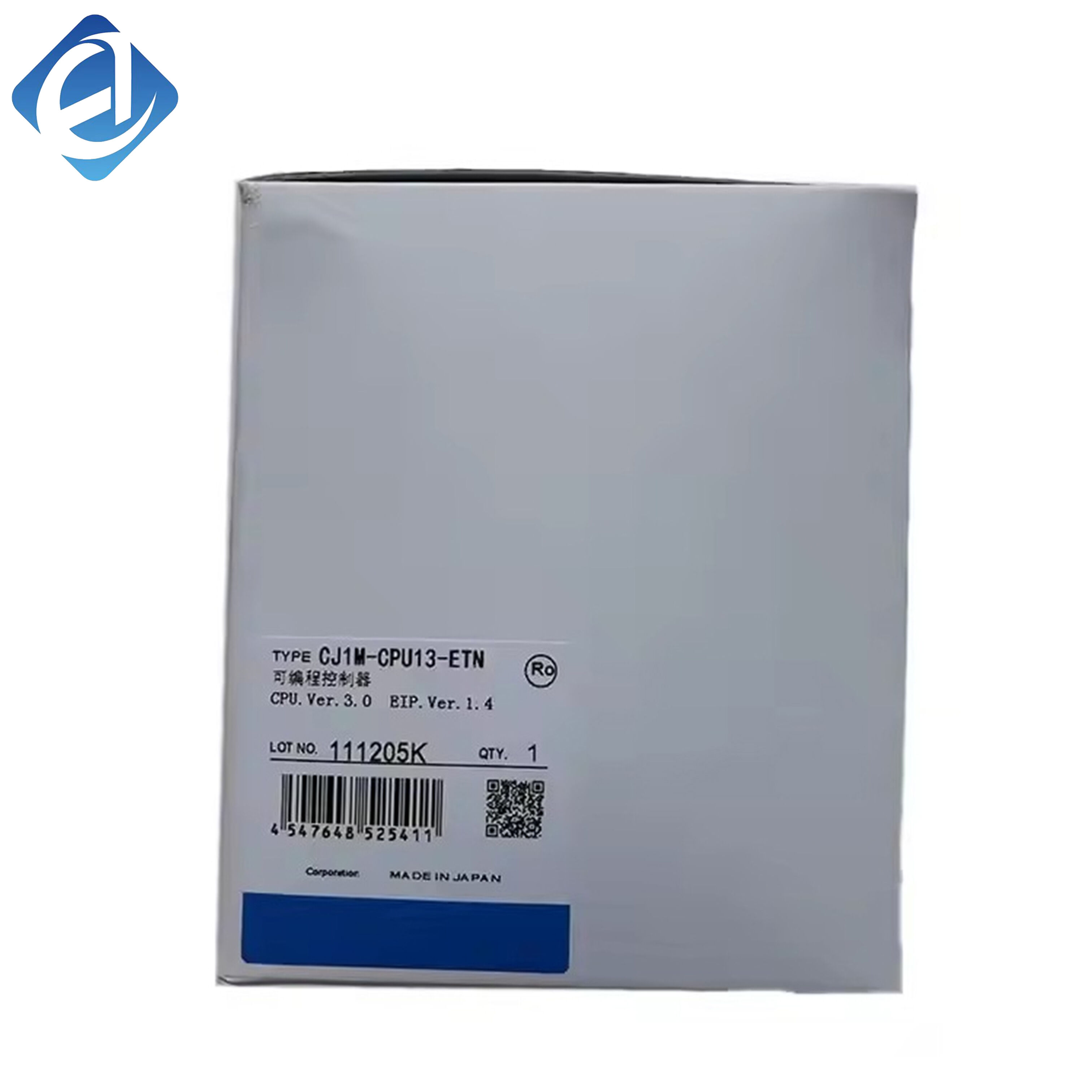 CPU Omron CJ1M-CPU13-ETN mới, nguyên bản, tích hợp cổng Ethernet. Sản phẩm mang lại tốc độ xử lý nhanh, khả năng truyền thông mạng đáng tin cậy và khả năng mở rộng linh hoạt, phục vụ điều khiển tập trung cho máy móc công nghiệp cỡ vừa và dây chuyền sản xuất tự động.