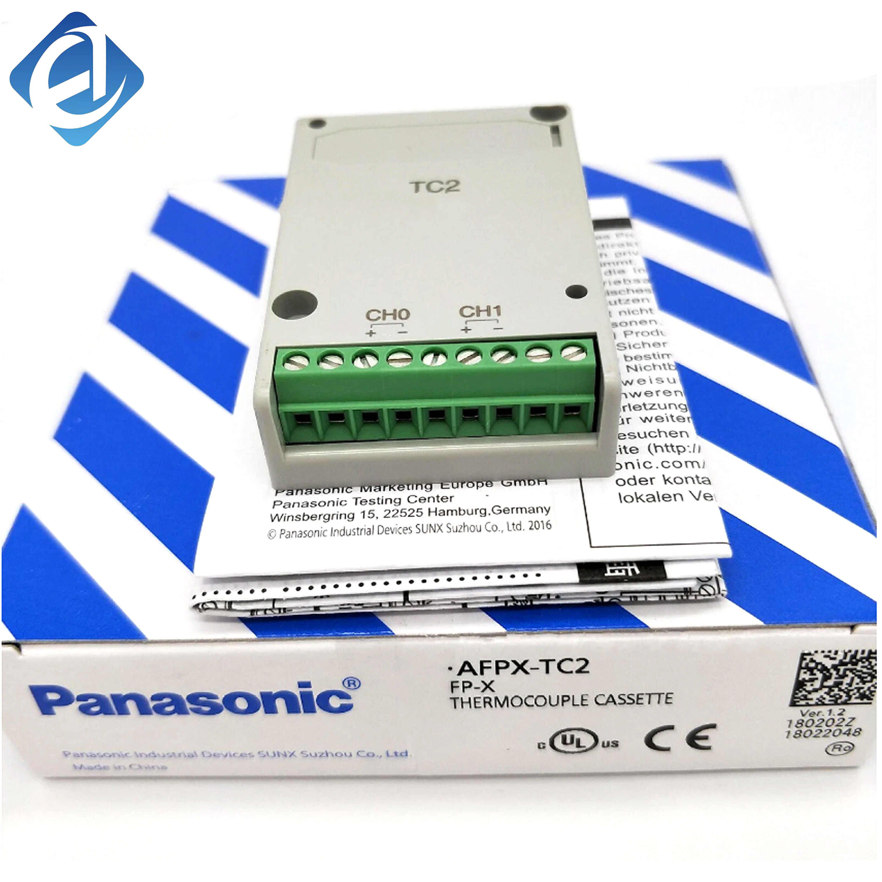 New Original AFPX‑TC2 Temperature Control Module, AFPX SeriesUsed for temperature collection and control in industrial automation systems. Features high‑precision temperature sensing, stable signal acquisition and reliable data transmission.