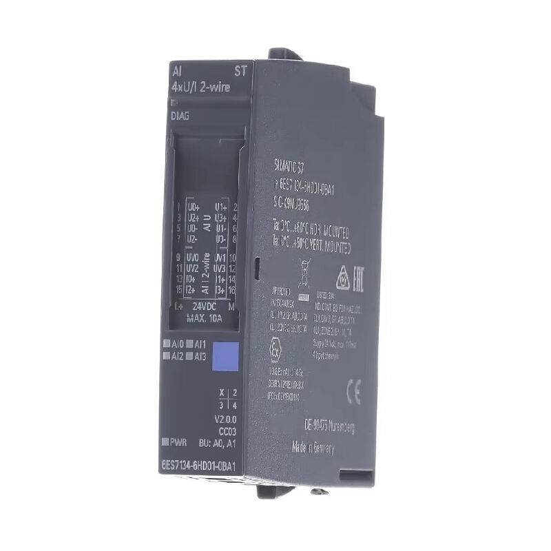 New Original 6ES7 134-6HD01-0BA1 6ES7134-6HD01-0BA1 ET200SP analog input module. High-precision multi-channel signal acquisition, strong anti-interference performance, plug-and-play modular design, applied to industrial temperature, pressure detection