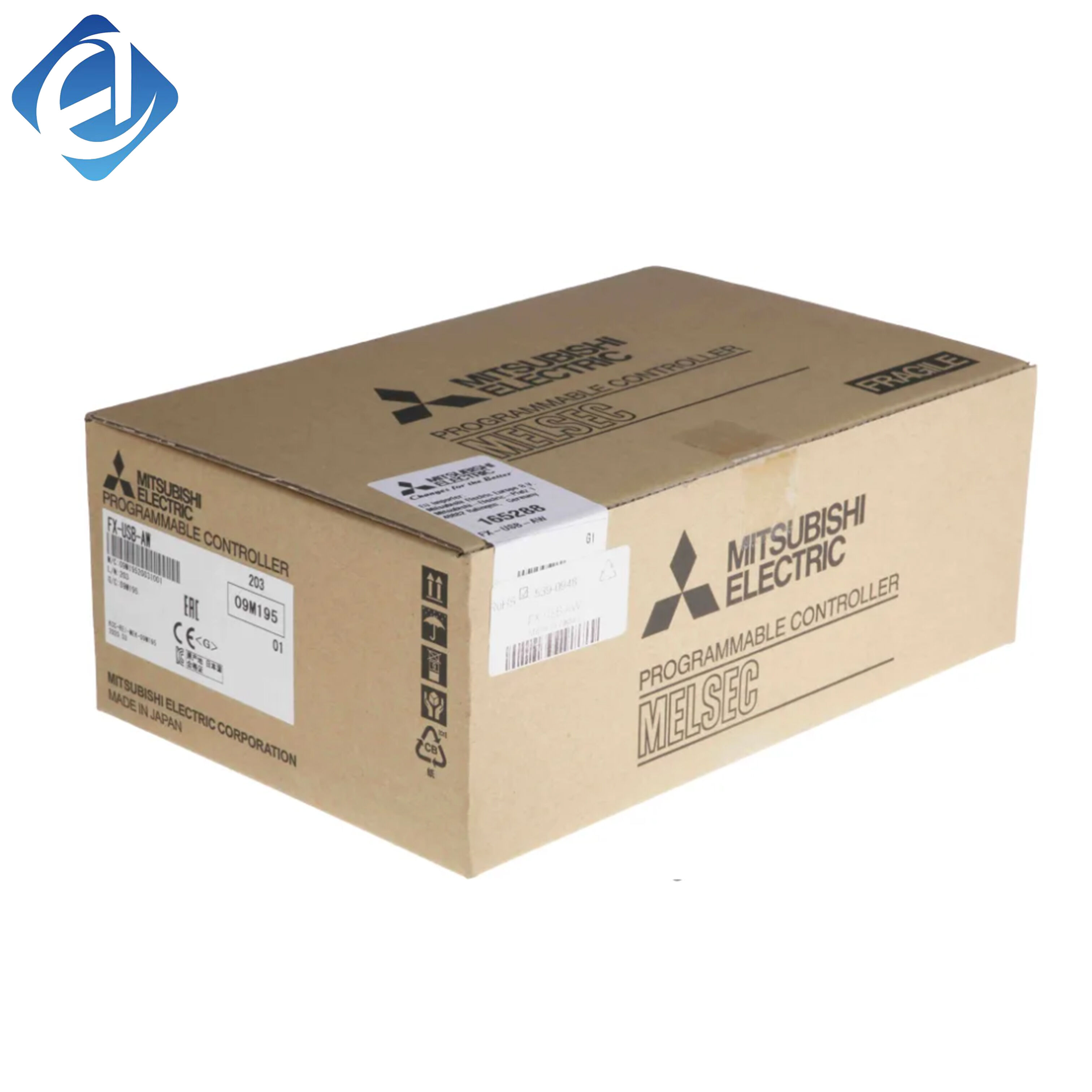 Új, eredeti FX-USB-AW PLC-programozó kábel, amelyet az FX sorozatú PLC-k számítógéppel történő USB-csatlakoztatására használnak; stabil adatkommunikációt és programletöltési teljesítményt biztosít, széles körben alkalmazzák ipari PLC-programozásban