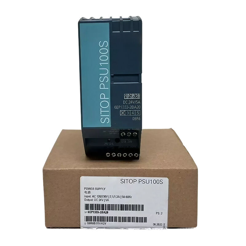 New Original 6EP1333-2BA20 industrial switching power supply. Output stable DC24V voltage, high efficiency, low ripple, with overvoltage and overcurrent protection, supplies steady power for PLC, sensors and field instruments 