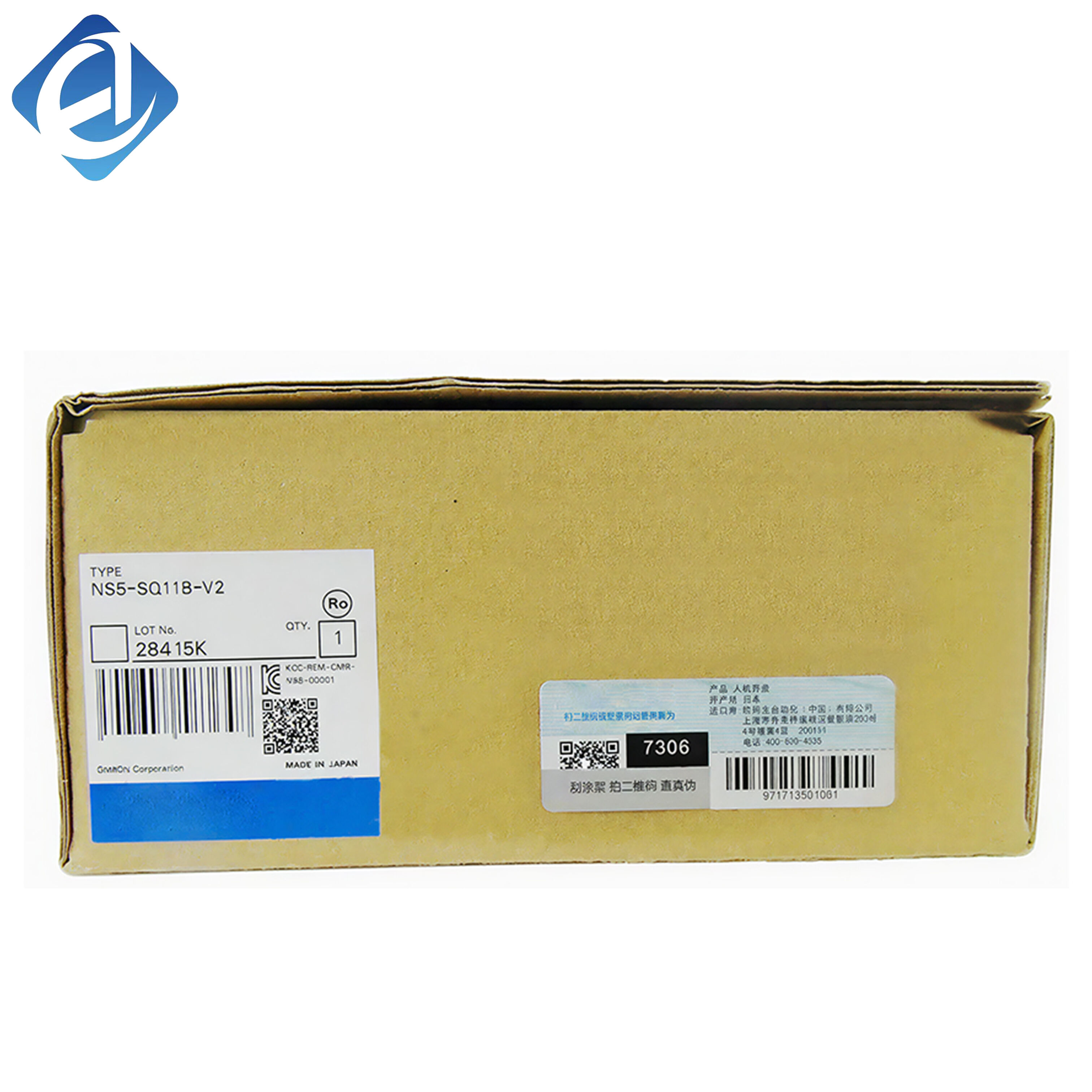 صفحه نمایش لمسی صنعتی جدید و اصلی اُمرن مدل NS5-SQ11B-V2، برای نظارت و کنترل در محل. تعامل پایدار، مقاوم در برابر تداخلات الکترومغناطیسی، و سازگانی عالی با PLC در سیستم‌های کنترل اتوماسیون صنعتی.