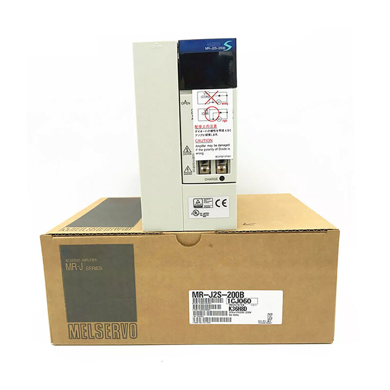 Jauns oriģināls servo vadības ierīce MR-J2S-200B no MELSERVO J2S sērijas, nominālā jauda 2,0 kW. Tai raksturīga augsta reakcijas ātruma, stabila darbība un pilnīgas kļūdu aizsardzības funkcijas. Atbalsta augstas precizitātes pozicionēšanas vadību,