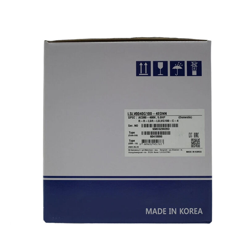 New Original LSLV0040G100-4EONN G100 series 4.0kW three-phase inverter. Adopts advanced vector control with full overcurrent, overvoltage and overload protection. It features stable torque output, compact structure 