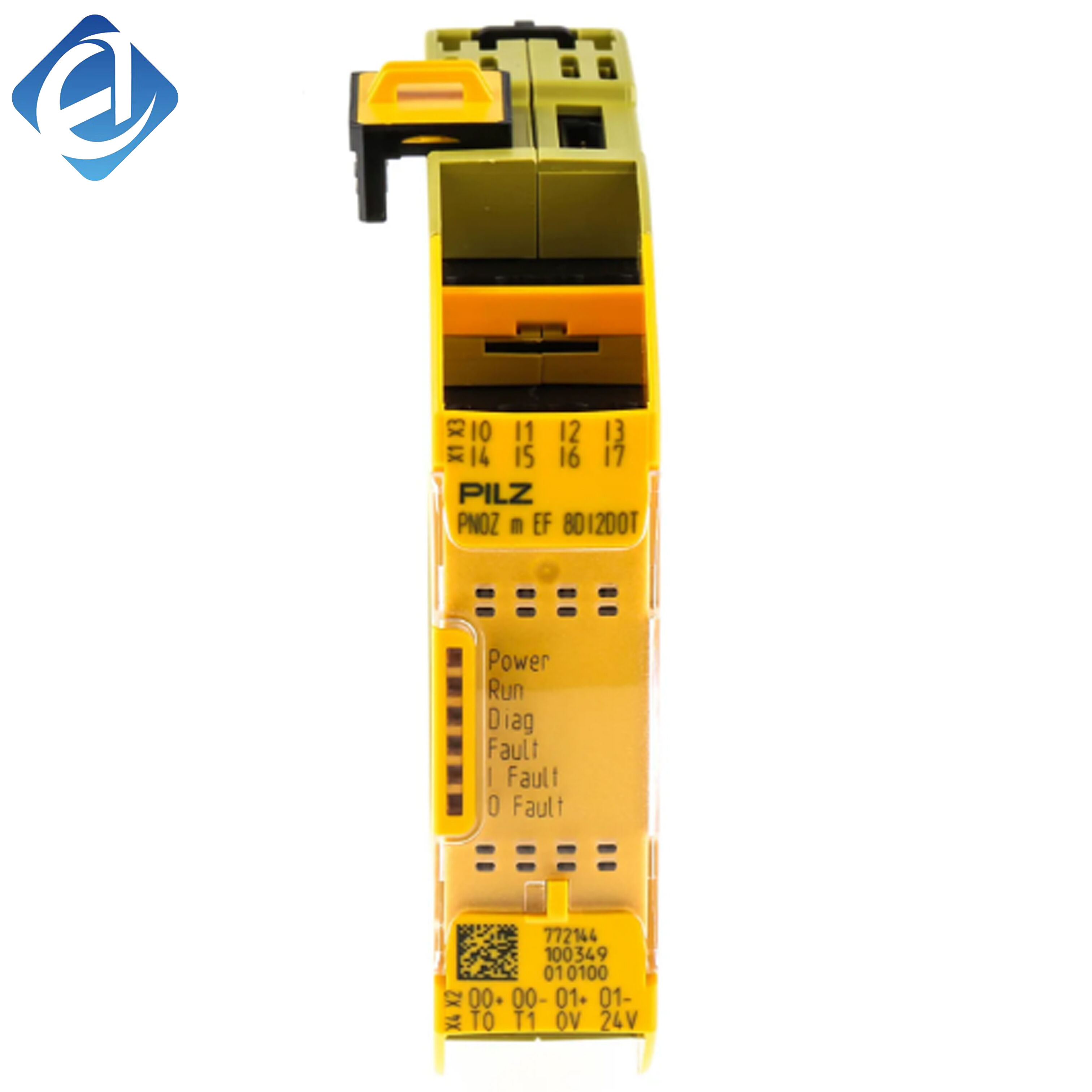 New Original  772144 Safety Controller, PNOZmulti 2 Series. For industrial machinery emergency stop, safety door and light curtain safety monitoring. 24VDC power supply, DIN rail mounting, expandable interface, high operational stability