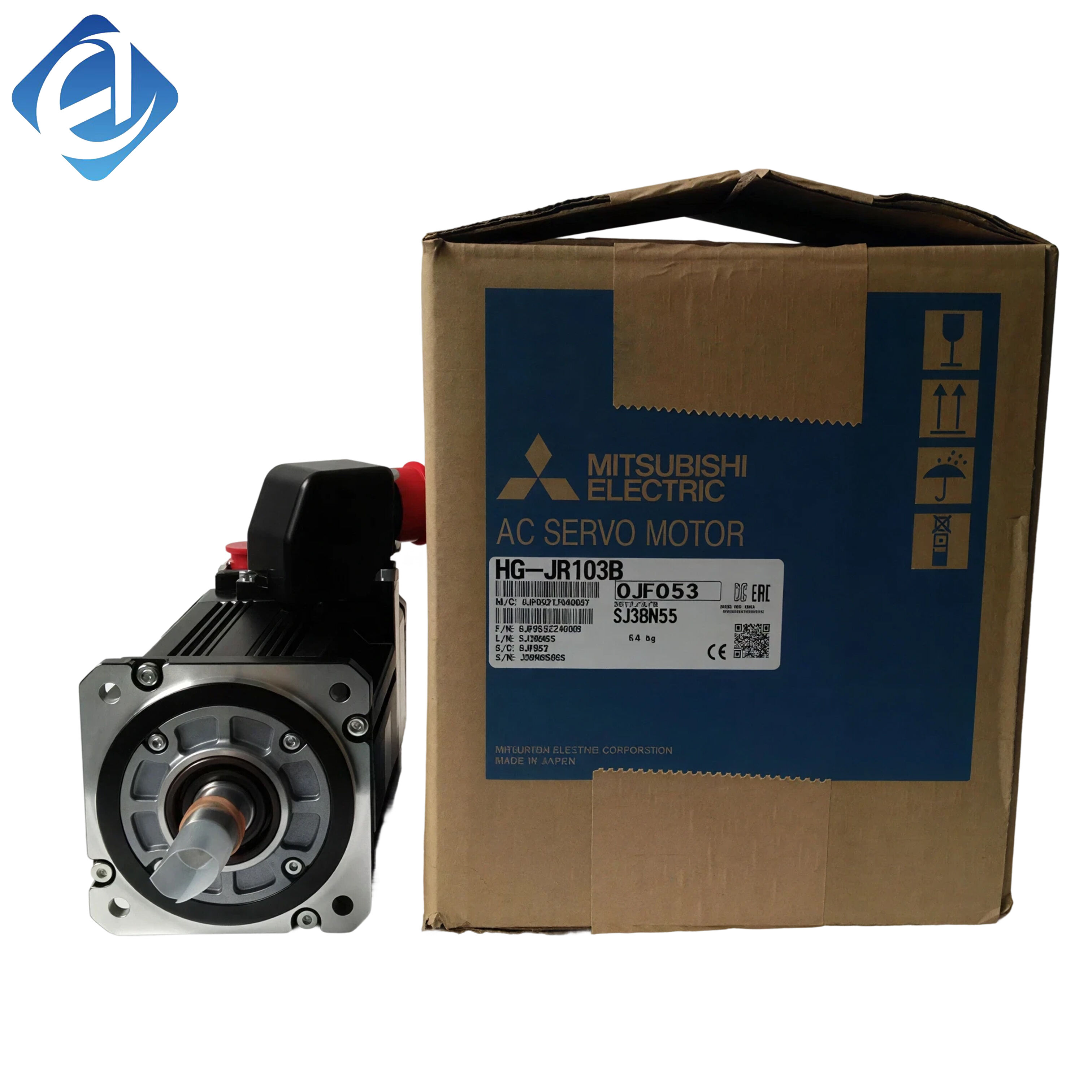 Motor servomotor i ri origjinal HG-JR103B i serisë MELSERVO-J4 me inerci mesatare dhe frenë. Fuqi e shënuar 1 kW, dalje e lartë e momentit dhe kodifikues me rezolucion të lartë sigurojnë pozicionimin e saktë dhe funksionimin stabil. Mbrojtja IP65