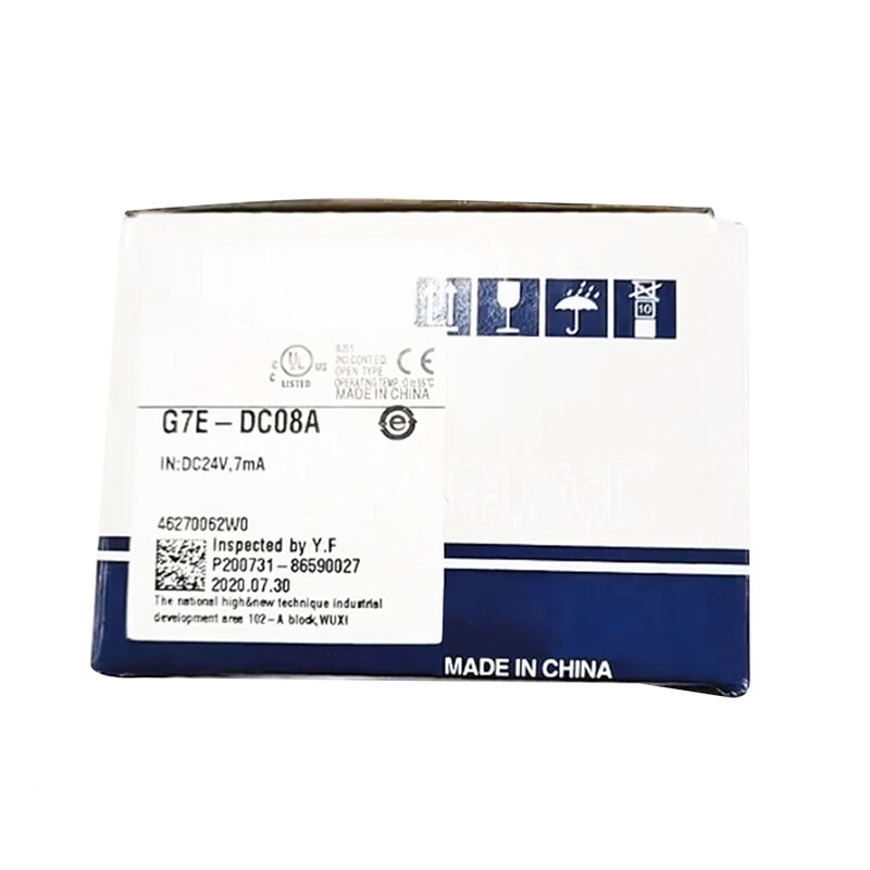 New Original G7E-DC08A G7E series digital input expansion module with 8 input points. It collects switching signals from on-site sensors and transmitters for PLC logic processing. With industrial anti-interference performance