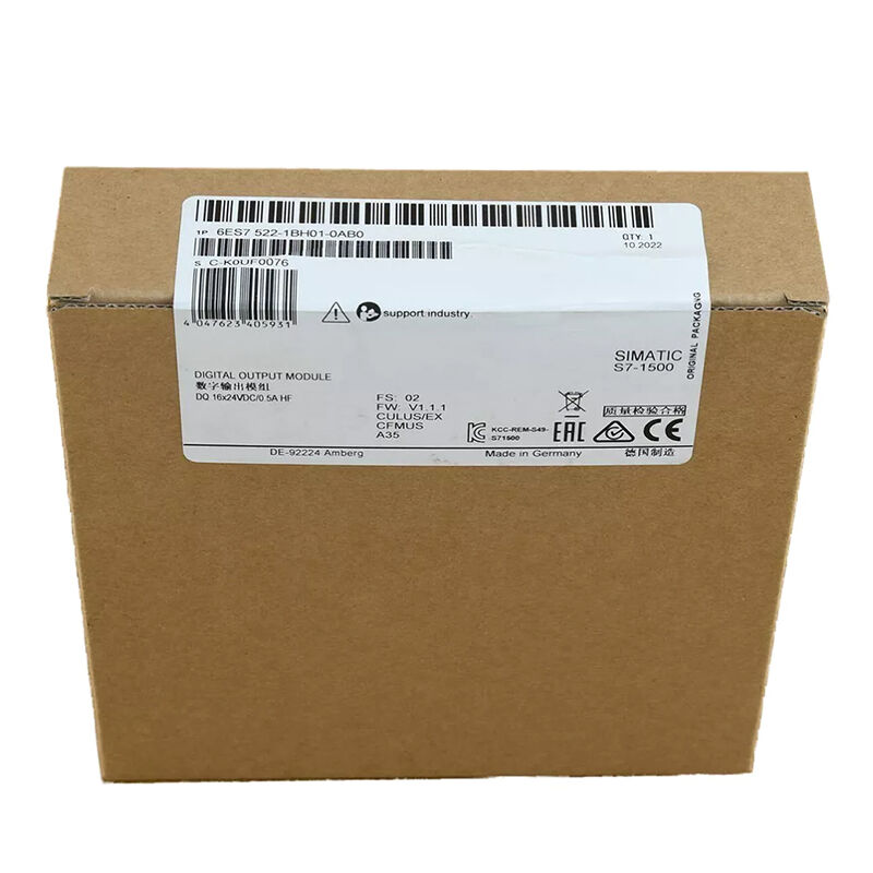 New Original 6ES7 522-1BH01-0AB0 digital output module for Siemens SIMATIC S7-1500 series. Features 16-channel digital output, electrical isolation, fast switching response, and high interference immunity.