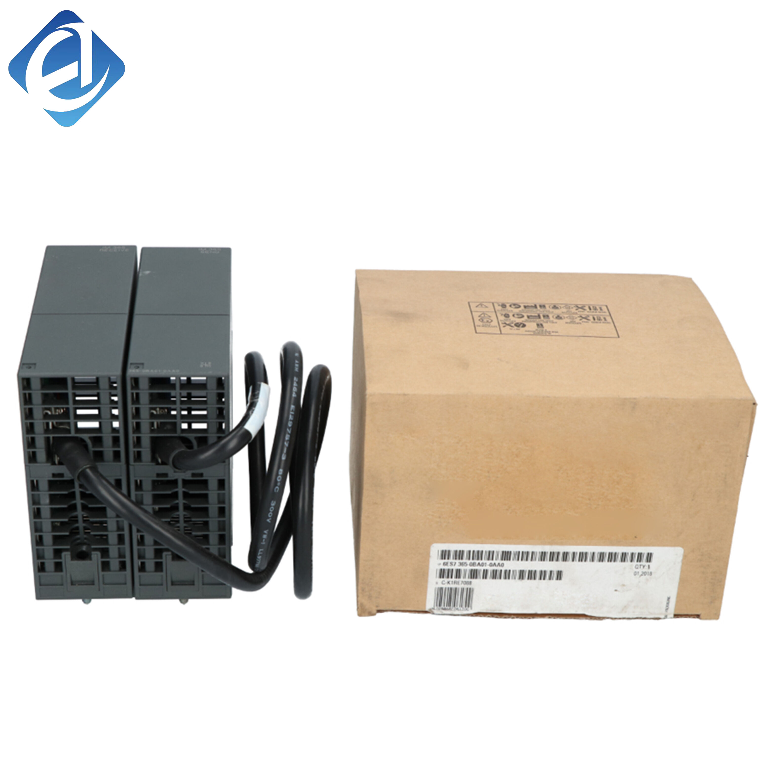 New Original 6ES7 365-0BA01-0AA0 6ES7365-0BA01-0AA0 S7-300 interface connection module. Realizes stable signal communication between PLC racks, simple assembly and reliable transmission, applied to multi-rack expanded