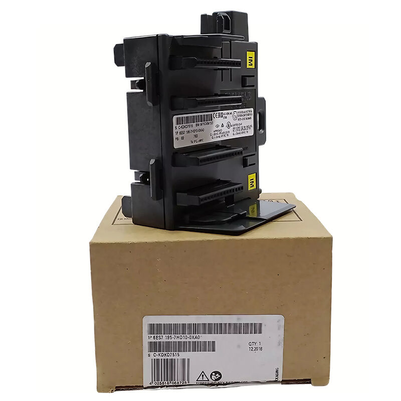 New Original 6ES7 195-7HD10-0XA0 6ES7195-7HD10-0XA0 ET200S terminal connector. Connects distributed IO modules stably, ensures reliable signal transmission, convenient wiring and installation, matches field bus control systems