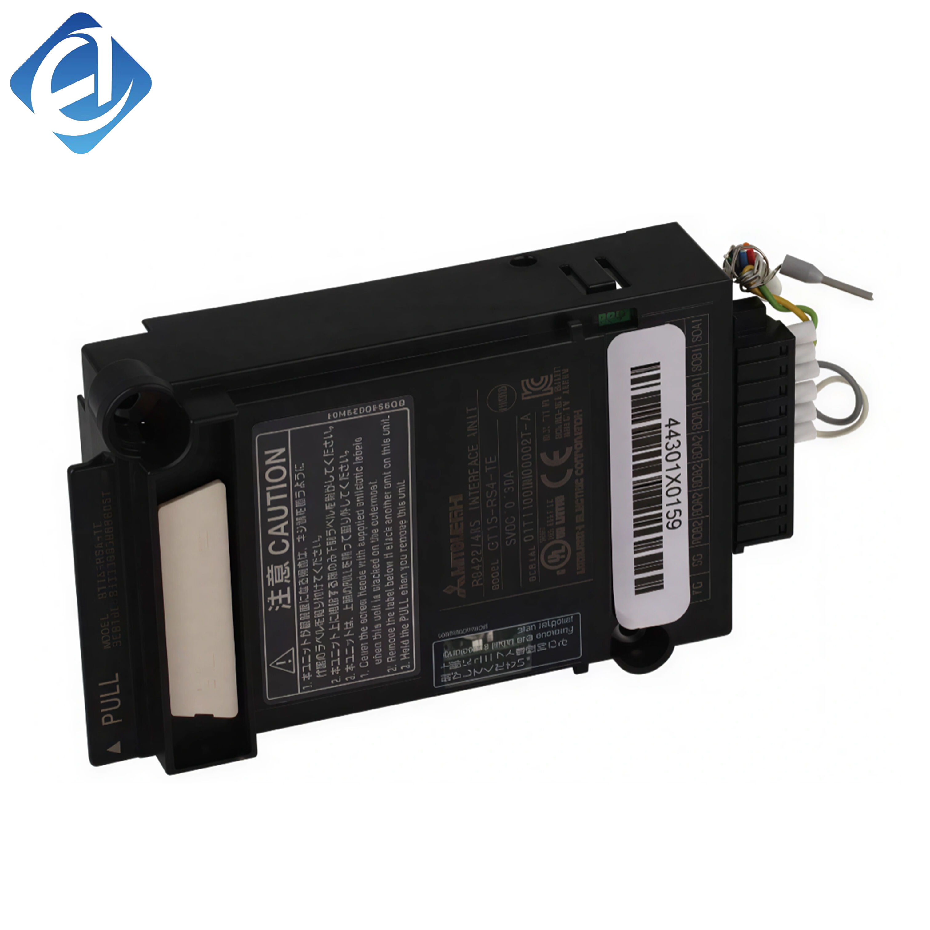 New Original GT15-RS4-TE GT15 series HMI communication interface module. It provides RS4 serial port connection for data exchange between touch panel and PLC, inverter and other automation devices. Features stable signal transmission