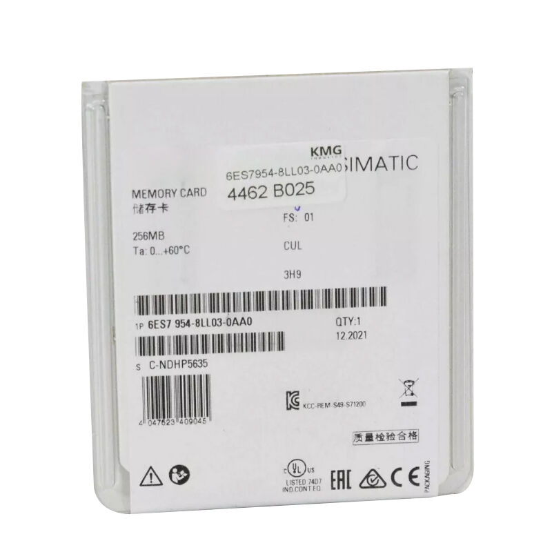 New Original 6ES7 954-8LL03-0AA0 6ES7954-8LL03-0AA0 memory card for Siemens SIMATIC S7 series PLC. Provides reliable data storage, program backup and fast data access. Ensures safe preservation of control programs