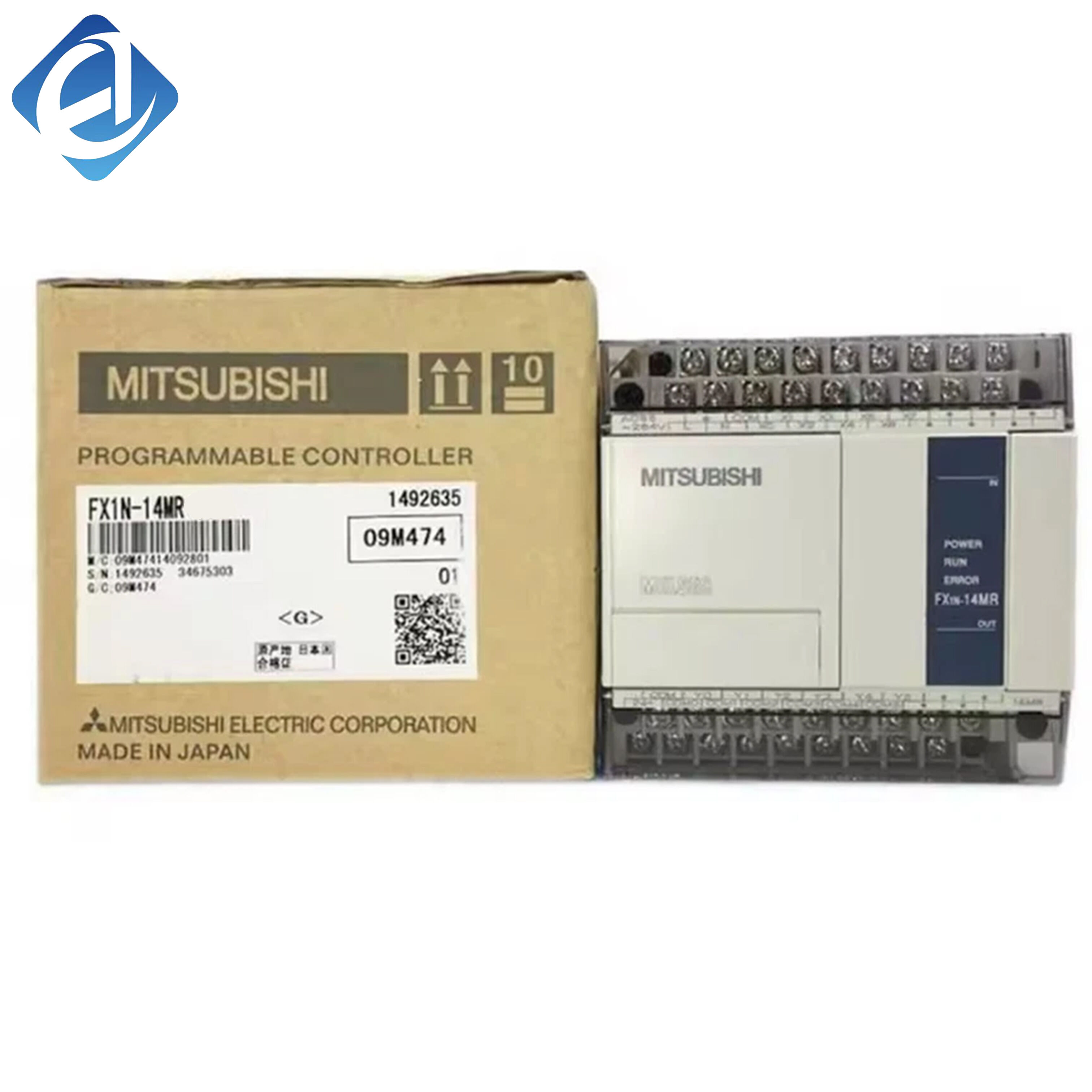 नया मूल FX1N-14MR FX1N श्रृंखला कॉम्पैक्ट PLC मुख्य इकाई। इसमें 8 डीसी इनपुट और 6 रिले आउटपुट हैं, जो मूल तार्किक नियंत्रण और सरल निर्देश प्रोग्रामिंग का समर्थन करते हैं। स्थिर प्रदर्शन के साथ