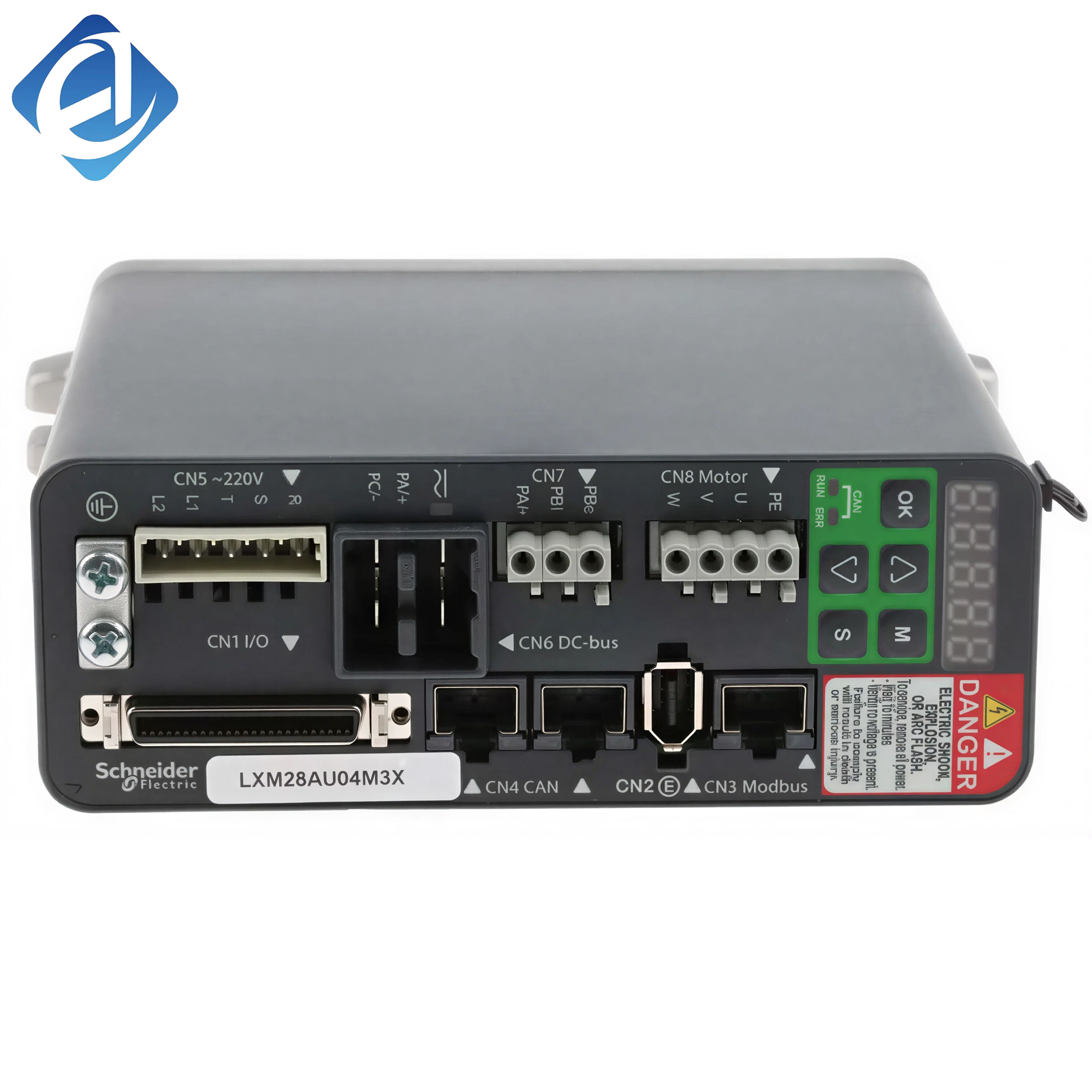 New Original LXM28AU10M3X Lexium 28 series servo drive. 1.0KW rated power, excellent dynamic performance and reliable operation. It integrates multiple control modes with simple debugging