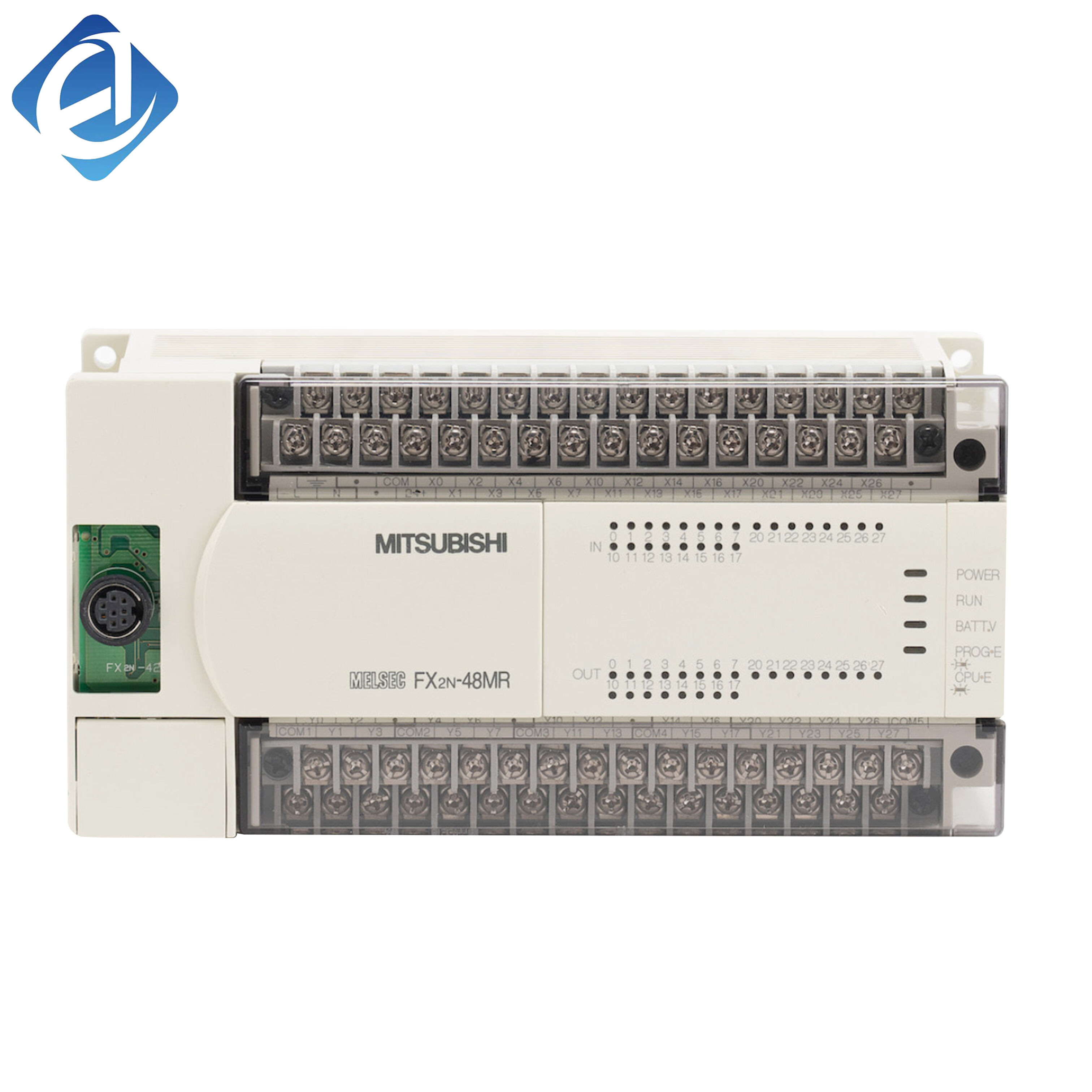 New Original FX2N-48MR FX2N series 48-point relay output PLC controller. It provides comprehensive logic control, timing and counting functions for industrial automation. With reliable relay output, stable operation 